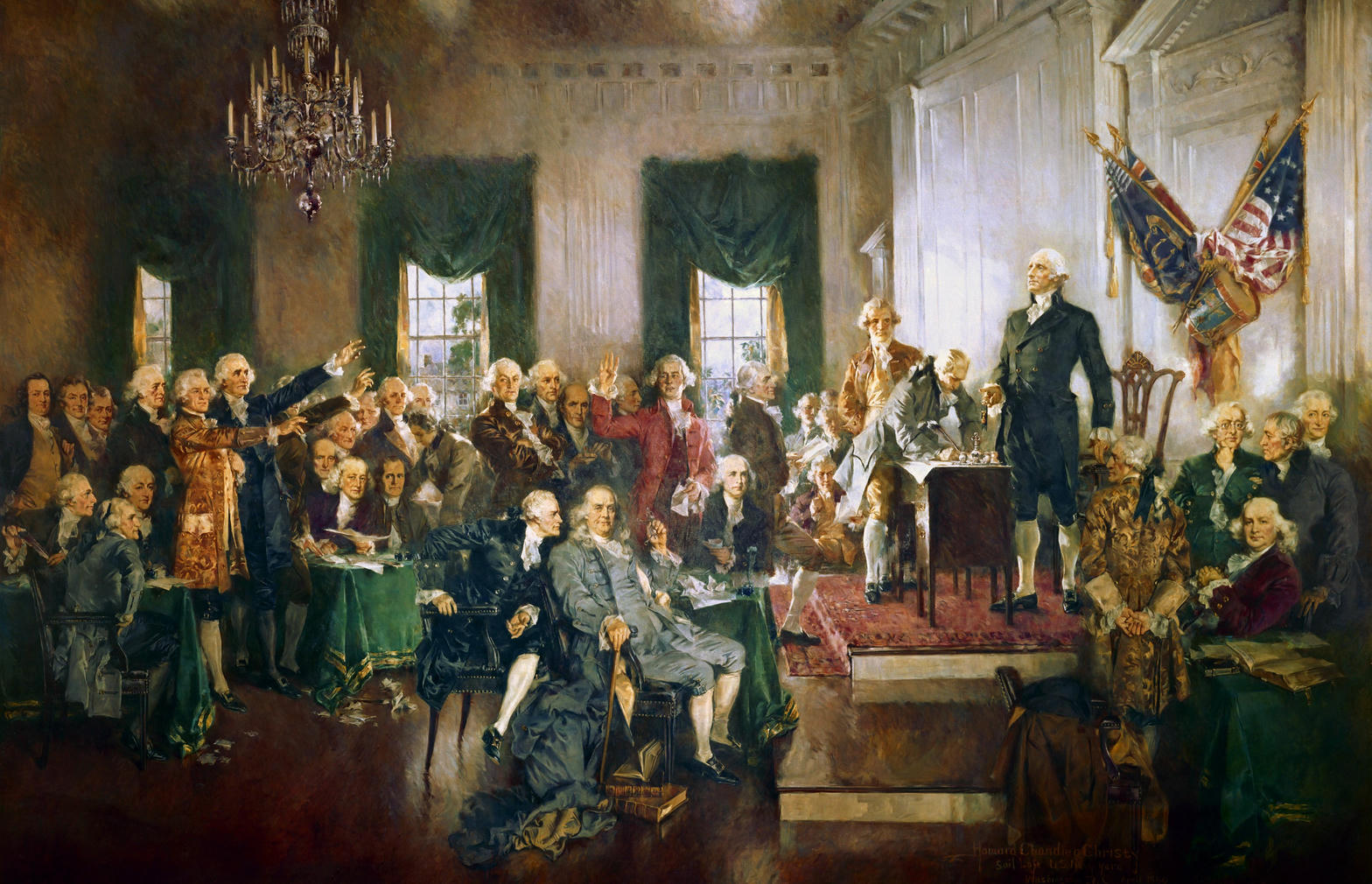 Signing of the Constitution, Howard Chandler Christy